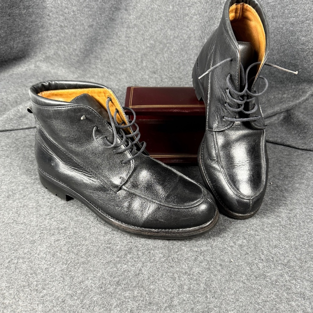 Cole Haan Black Vibram Sole Boots 9M